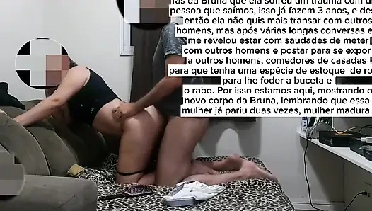 Bruna silva, heiße ehefrau, ist wieder da