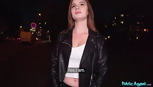 Публичный агент - фигуристая рыжая Katarina Rina сосет и скачет на большом хуе