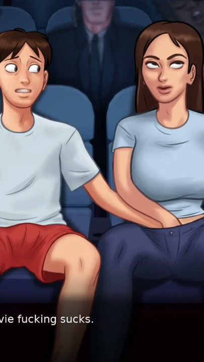 Stepsister fingering during movie | Clip 1