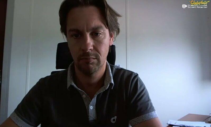 HandsomeGUy jerkoff at work