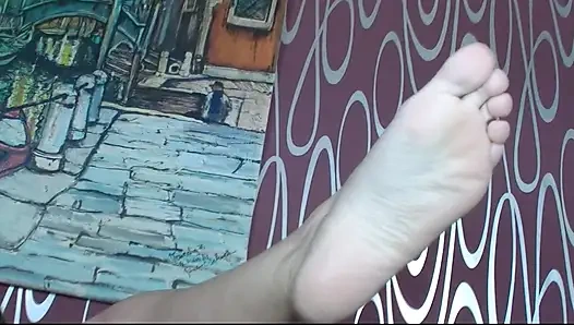 Solo Inked Blonde German MILF Housewife with Big Naturals