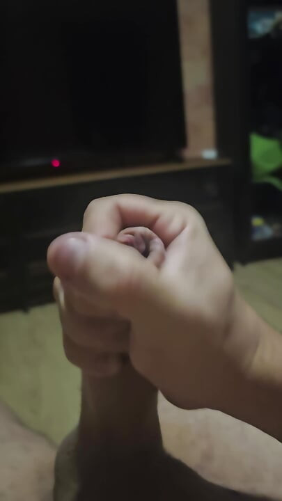 I'm back, solo masturbation.