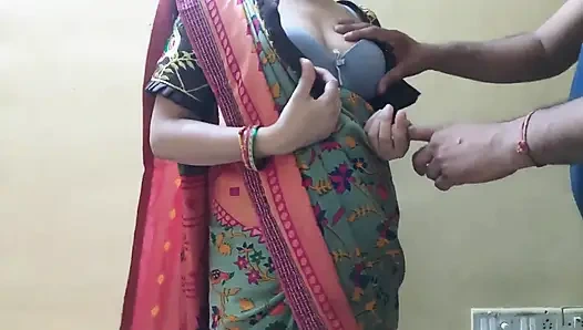 Bhabhi Ka Blouse Buttons Lagane Ke Baad Choda