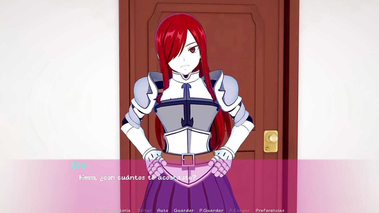 Waifu'm porno yıldızı olmak istiyor - güzel erza ile porno çekiyor