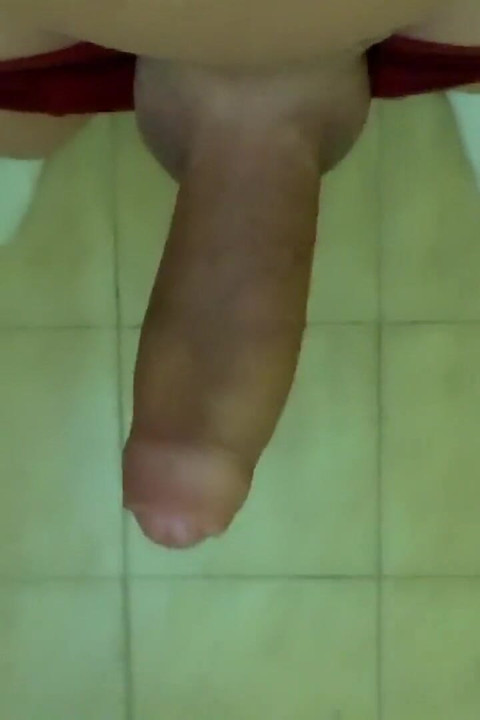 Piss with Erection While Jerking and Cumshot