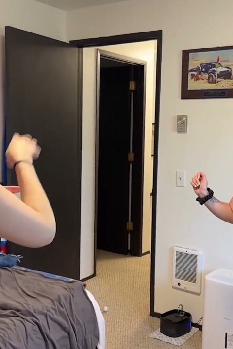 Redhead Lesbians Ruby and Raven Bounce Onto the Court