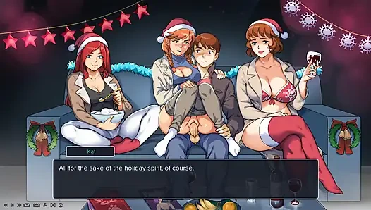 Noel'i üvey annem ile kutluyorum bana çok mutlu bir hediye porno oyunu verdi