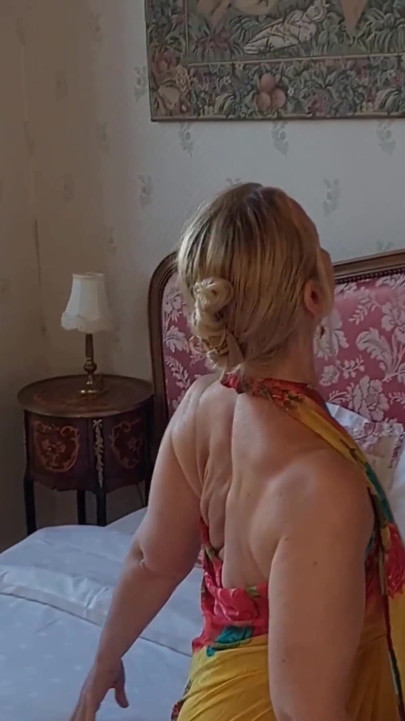 Mature Blonde Wife Enjoys Sex in Pareo