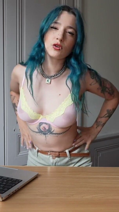 Job Interview To Be My Sex Toy - POV Role Play By A Hairy French Girl KHALAMITE | Clip 1