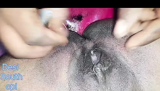 Desi Tamil husband wife clean shave after fuking homemade video