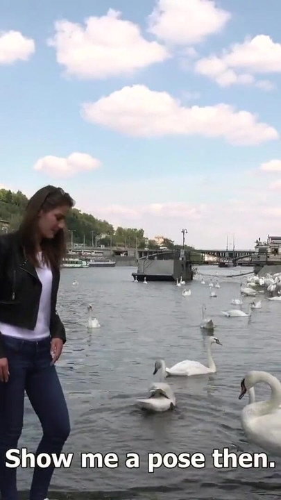 Powerful moment from "Czech Streets - The Shiest Girl Ever"