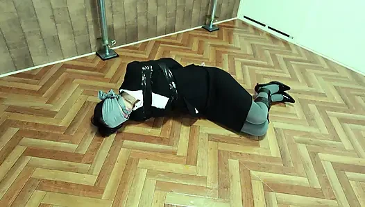 The Targeted Office Lady Was Tied up with Tape