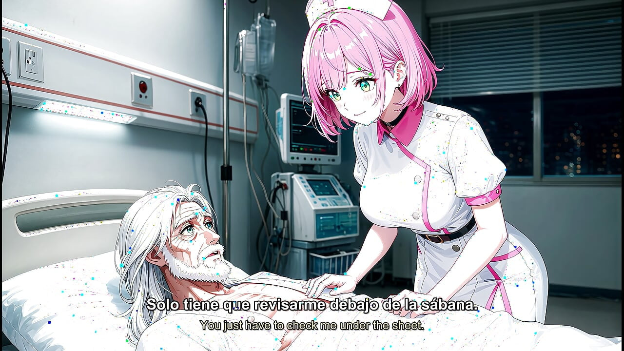 Beautiful nurse has the formula to get her buddies better faster- porn in spanish- AI porn