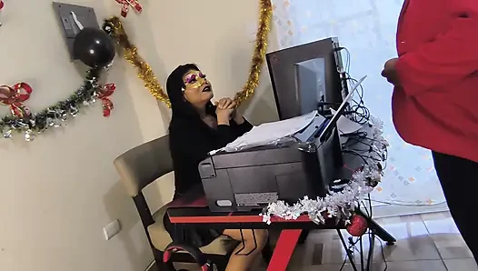 While The Boss Was Away, The High Executive Came To Play... Office Seduction)