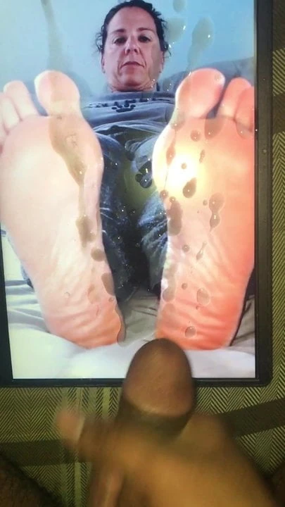Cumtribute for girl soles #3 requested by gotsole