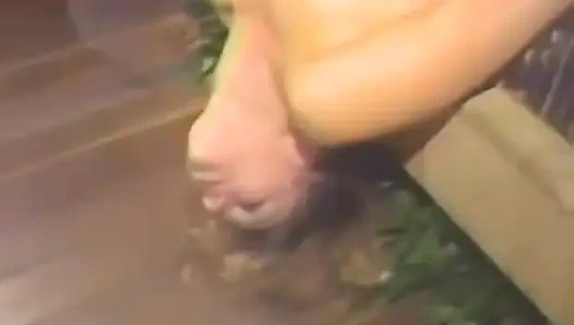 Bu nostaljik çiftten mastürbasyon ve sert eylem