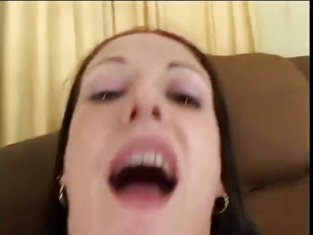 Young honey with a shaved pussy loves to give head