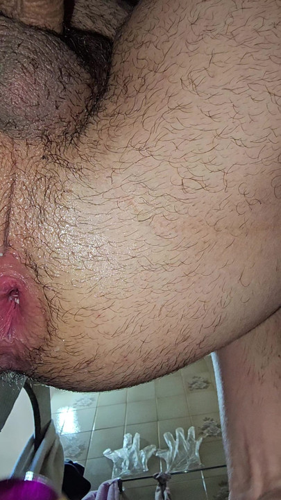 I fucked my ass with my wife's K-Med 203g
