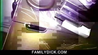 Innocent boy gets his tight asshole pounded by his stepdad