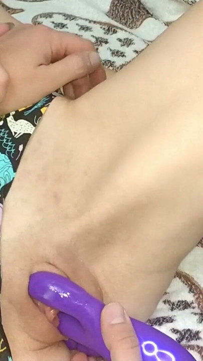 Triple Toy FOR My Japanese Wife and Her Twice Orgasms | Clip 1