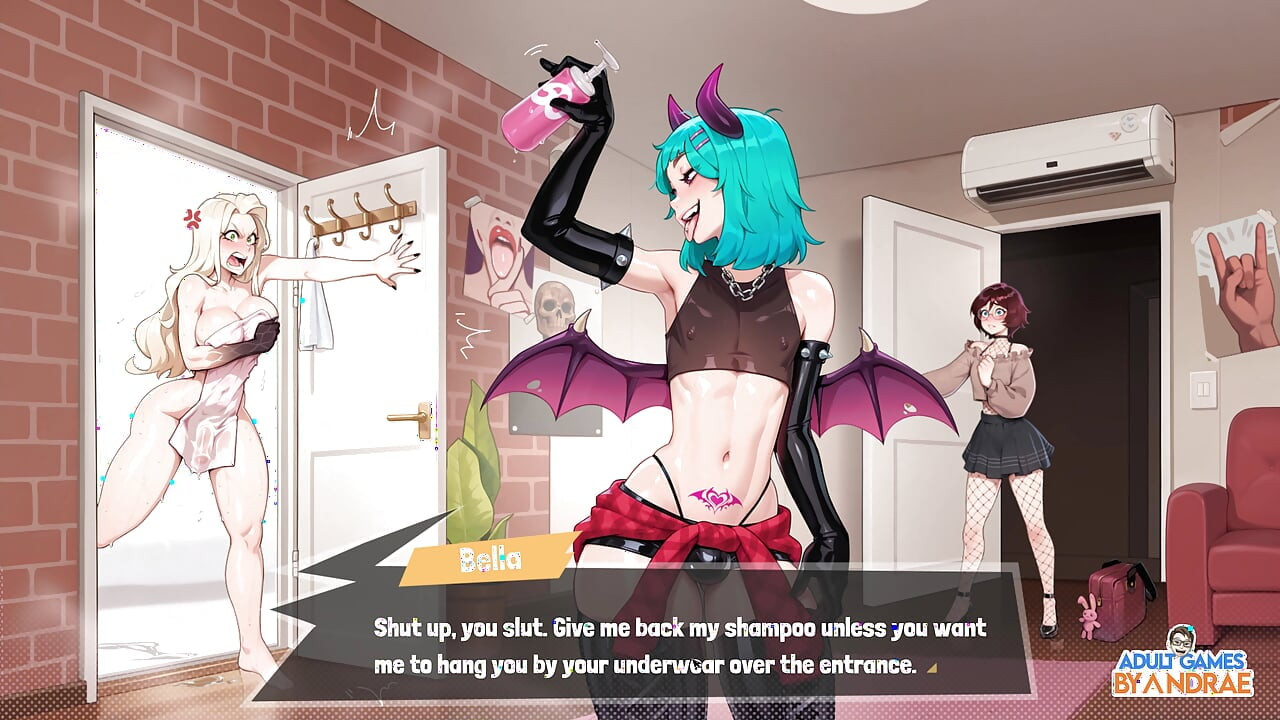 Femboy Futa house gameplay - parte 1 - comenzando la vida en la Facultad de Artes Mágicas