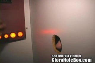 James Is A Glory Hole Newbie Looking For DNA Facials