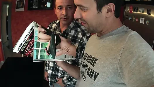 Group Sex Party with the Full Program, Black and White