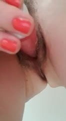 toying on her own