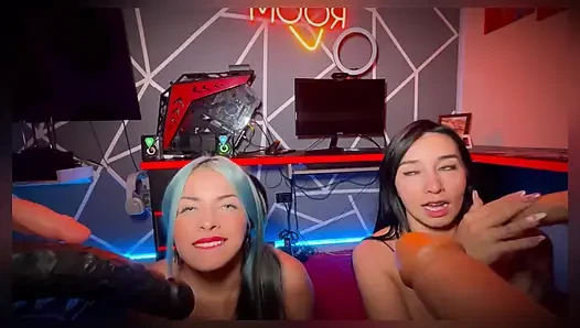 POV Orgy with BBC Dildos and Two Very Horny Lesbians - Sweetkimmi