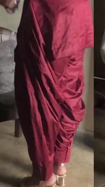 Jaw-dropping moment from "cross dresser silk salwar suit teasing big boobs"