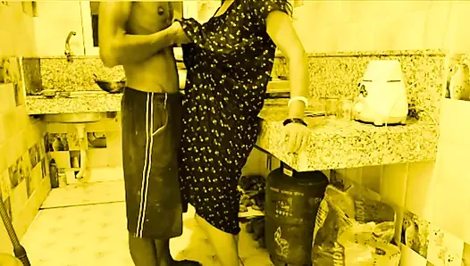 Curvy Goddess Desi Bhabi Gets Drilled Fast and Hard by her young devar in kitchen room.