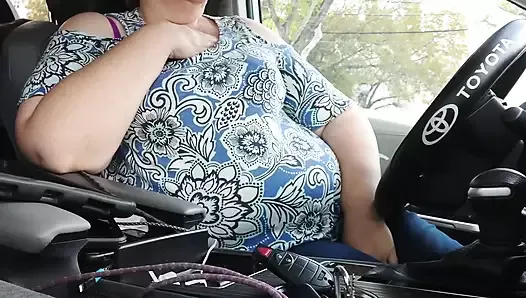 Culona grandota madrastra follando negro atrapado públicamente en coche (compilación de corridas) gran carga mamada