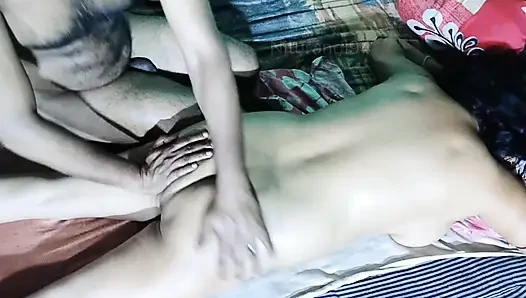 Indian Desi Stepmom Ki Massage by Young Boyfriend