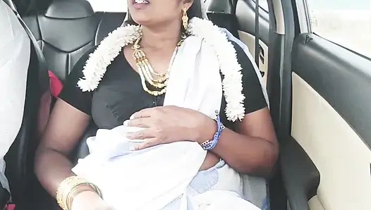 Indian Bhabhi Car Sex. Telugu Bhabi Car Long Drive for Fucking with Stepson