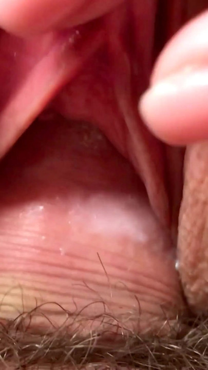 Captivating moment from "Her swollen creamy cunt is delicious! Eating a aroused puffy pussy. Creampie. Female orgasm."