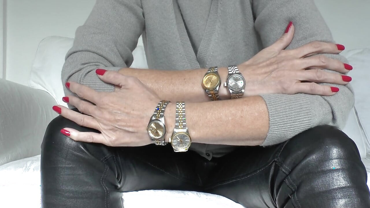 Jam tangan mewah saya membuatkan anda begitu terangsang, JOI, Lady Victoria Valente