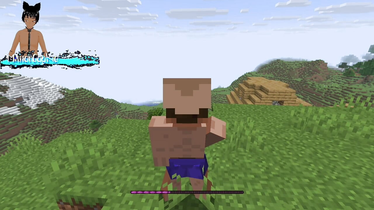 Minecraft Mod Needs Of Nature - Steve और Alex हस्तमैथुन कर रहे हैं और कुछ खूबियां दिखा रहे हैं! वीर्य की तरह!