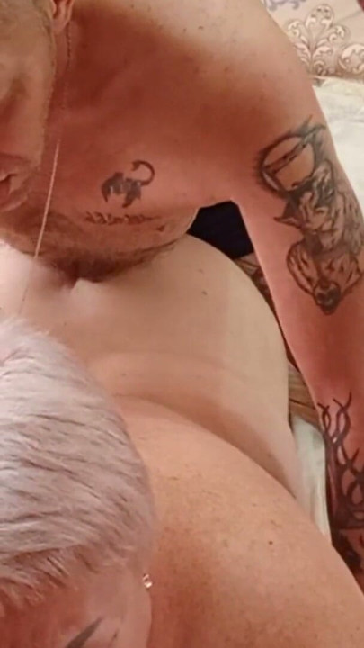after the massage, my stepson fucked me in the ass, then in my mouth and finished on my face | Clip 2