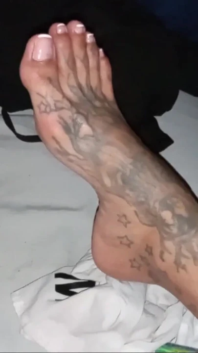 Momento emocionante de "minha linda buceta e pés na prisão"