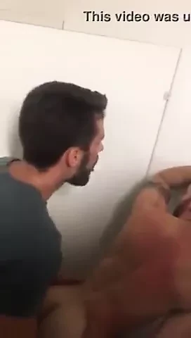 hot straight guys fuck in public toilet