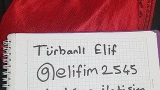 turbanli elif iletisim icin bilgilerini paylasiyor