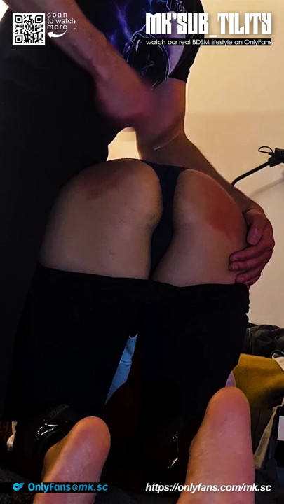 Bdsm köle sert şaplak