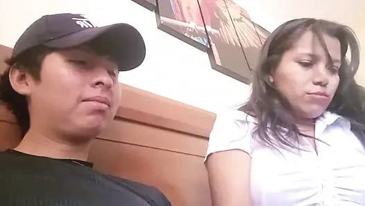 Secretary feels guilty for being unfaithful to her boyfriend, she thinks...