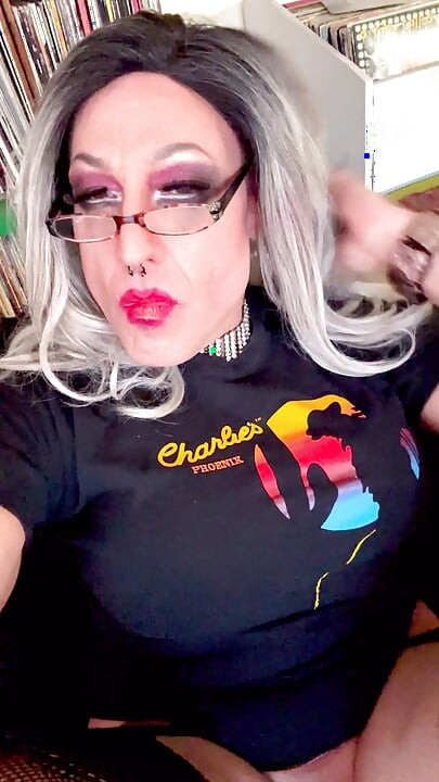Beautiful Trans Marilyn Home Tease Smoking Fetish