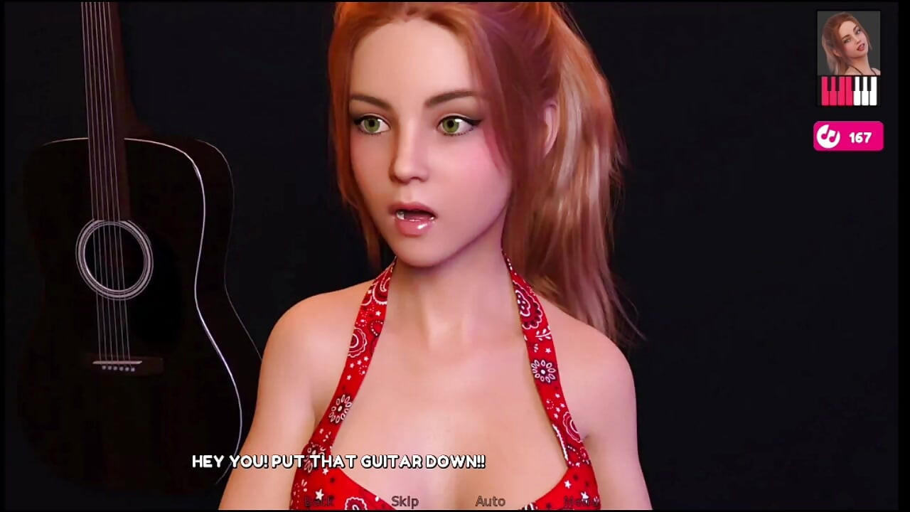 Melody #27 - Melody ona seksi kıyafetini gösterdikten sonra Johannes'e oral seks yaptı.