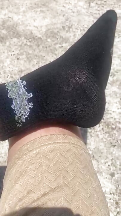 WALKING THROUGH THE CASTLE OF CARTAGENA AND I TAKE OFF MY SHOES TO REST SO THAT YOU CAN WORSHIP MY FEET IN PUBLIC BITCH