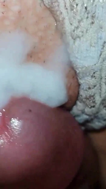 Cumming in his wife's panties