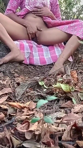 Emotional moment from "Hot Bhabhi Ji Caught By Father-in-Law While Mugling In The Jungle Indian Desi Outdoor Sex Video"