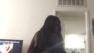 Shaking that ass tranny