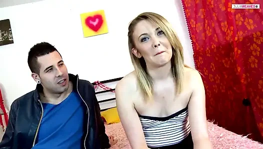 Real couple do a real fuck in front of camera